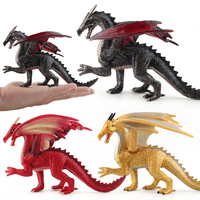 Jouet de simulation Warcraft Magic, pierre de feu volante, dragon, dinosaure, animal, mâchoire mobile, pièces de modèle