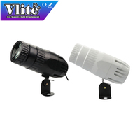 Luces LED RGBW Vlite Mini de 15W, Luces Láser con 10 Ángulos de Haz, Plug and Play, Control Remoto IR, DMX512, Iluminación Cálida para Escenarios