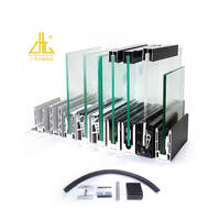 Profilé de garde-corps en aluminium 6063 haute résistance pour système de garde-corps sans cadre