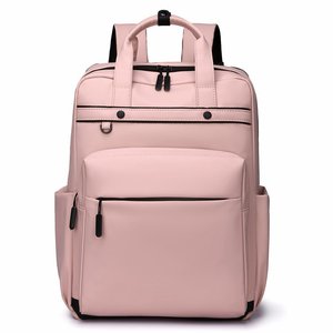 Mochila para Portátil de PU para Hombre, Gran Capacidad, Impermeable, Mochila de Viaje con Bolsa Escolar para Estudiantes de Secundaria - Product Image 1