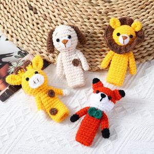 Dito d'Animale in Lana Lavorata a Mano all'Uncinetto, Guanto Giocattolo per Neonati 0-24 Mesi, Panda <span class=keywords><strong>Volpe</strong></span> 31cm-50cm - Product Image 2