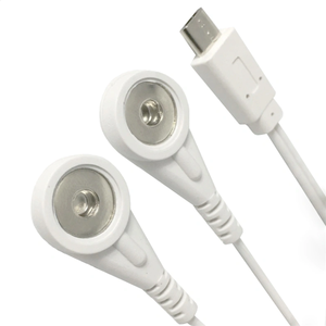 Hot Selling 2 Lead <span class=keywords><strong>Ecg</strong></span> Kabels 4.0Mm <span class=keywords><strong>Ecg</strong></span> <span class=keywords><strong>Snap</strong></span> Kabel Micro Usb <span class=keywords><strong>Ecg</strong></span> Kabel - Product Image 1