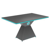 Ensemble de meubles de restaurant de style moderne et simple tabourets de table à led légers chaise de bar à manger pour discothèque
