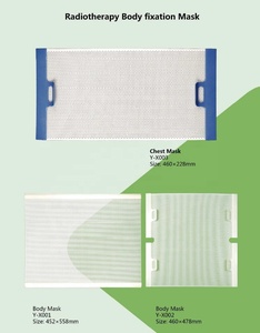 O masker termoplastik tipe 2-point untuk terapi radiasi tipe kanker radioterapi fiksasi dada immobilisasi - Product Image 5