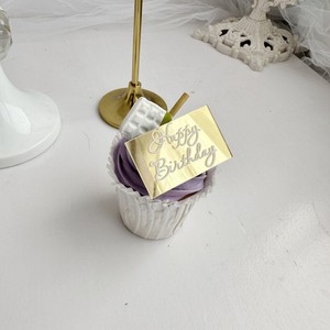 Decoraciones acrílicas de feliz cumpleaños con miel y dulzura, decoración dorada para pastel de cumpleaños, adorno para pastel de fiesta. - Product Image 5