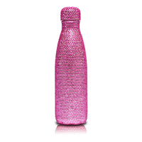 Bouteille d'eau isotherme de luxe Diamond Cup 2025 en acier inoxydable à double paroi, isolation sous vide 6-12 heures, brillante et étincelante