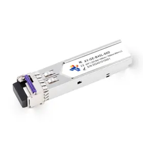 1.25G bidi 80km 1490nm 1550nm LC SC DDM Transceiver optik SMF SFP modul kompatibel dengan semua merek umum