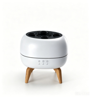 Humidificateur ultrasonique multi-buses en forme de méduse, aromathérapie, brume froide, fonction de minuterie, LED à changement de couleur, ultra-silencieux <36dB pour voiture