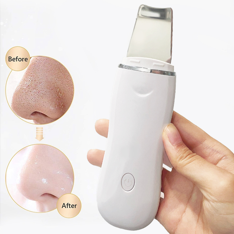 Skin Scrubber Silicone Face Skin Spatula Blackhead Remover Deep Face Cleaning Skin Scrubber Ultrasonic Peeling Machine