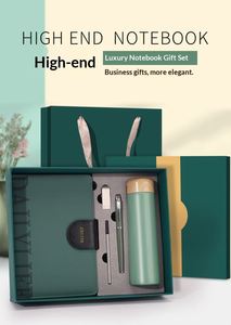 Gifts New Luxury Business Custom Logo Embossed A5 Notebook Strap <b>Pen</b> Holder PU Leather Gift <b>Box</b> for Company Events Meetings - Product Image 5