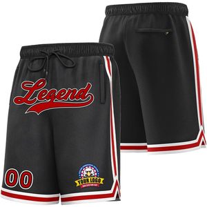 Custom Basketball <b>Shorts</b> <b>Men</b> Youth Mesh Breathable With Pockets And <b>Patch</b> Design For Sports Workout - Product Image 2