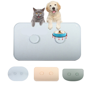 Tùy chỉnh nâng cấp không thấm nước PET xe mat Non-Slip Silicone Thức ăn cho chó ăn mat với cốc hút mạnh mẽ nhựa Dog mat - Product Image 1