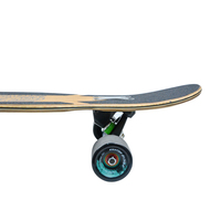 Nouveau Longboard de danse Illusion en bambou et fibre de verre, haute vitesse, portable, double rocker, pour la vente en gros
