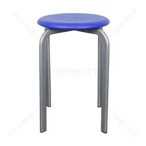 Laboratory Furniture Student Fixed Stackable Plastic Lab Chair