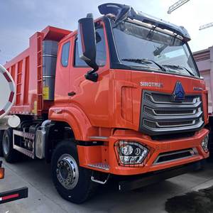 รถดัมพ์ SINOTRUK HOWO NX 6x4 371 แรงม้า สีส้ม รถบรรทุกงานหนักทนทาน - Product Image 1