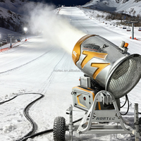 Machine à neige mobile pour station de ski, générateur de neige à commande vocale intelligente, développement de projets de sculpture sur neige pour village de neige