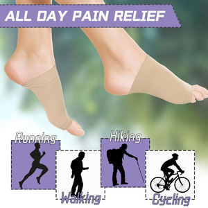 Supporto per manicotto ad arco piedi piatti, supporto per calza ad arco ammortizzato, tutore metatarso morbido elastico per il <span class=keywords><strong>piede</strong></span> - Product Image 5