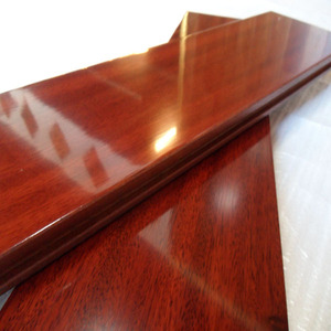 Plancher en bois dur <span class=keywords><strong>Iroko</strong></span> africain massif, finition mate lisse avec revêtement UV, motif chevron, couleur café/naturel/aubépine, 9%-12% MC - Product Image 4