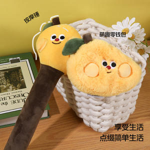 หมอนรองคอรูปตัวยู รุ่น Mango Series พร้อมที่ปิดตา กระเป๋าใส่เหรียญ จี้ห้อย หมอนเดินทางขนนุ่ม สำหรับงีบหลับในออฟฟิศ - Product Image 4