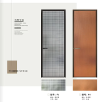 Cabine de douche en verre et aluminium imperméable postmoderne Rongda RD-03, porte intérieure en verre noir doré pour la maison, l'appartement, l'hôtel