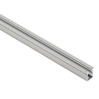 Profilé encastré à prix d'usine, coque linéaire, lumière anti-abrasion, surface brossée, profilé en aluminium LED pour éclairage d'affichage