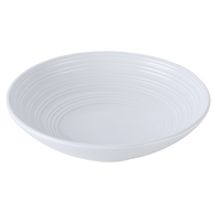 Assiette creuse en céramique blanche à motifs en relief, design créatif, en porcelaine solide, pour restaurant et maison, idéale pour soupes, salades et pâtes