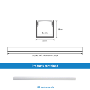 Nhôm hồ sơ LED 053 nhôm chiếu sáng hồ sơ vuông tuyến tính thanh ánh sáng 11*12 mét Oxit Bạc - Product Image 2