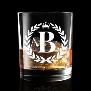 Cadeau de mariage personnalisé, ensemble de verres à l'<span class=keywords><strong>ancienne</strong></span>, gravure personnalisée, sans plomb, base épaisse, 350 ml, verre à spiritueux de luxe pour homme, père - Product Image 6