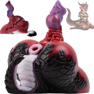 Masturbateur masculin GEEBA Fantasy Monster Dragon Pocket Pussy avec gode à nœud, jouets sexuels pour adultes, nouveaux produits pour hommes. - Product Image 1