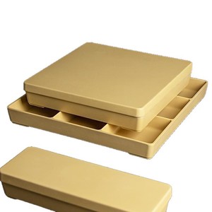 Nine Square Platter Melamine Hot <b>Pot</b> Tray Rectangle Solid Color Durable Non Mold Party Use - Product Image 5