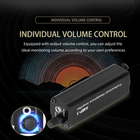 Amplificateur d'écouteurs intra-auriculaires personnel en métal à bas prix, convertisseur compact P1 stéréo XLR vers TRS 3,5 mm pour écouteurs