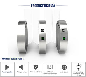 Haute qualité en acier inoxydable 304 IP54 Anti-talonnage tourniquet barrière électronique porte à rabat mécanique manuel école tourniquet - Product Image 5