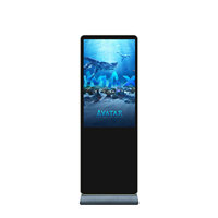 Pantalla de señalización digital de alta definición Pantalla LCD Máquina de publicidad y pantallas Soporte de piso interior para Centro Comercial