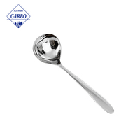 Fourchettes et cuillères en argent de mariage en métal en vrac 410SS, cuillère de table en acier inoxydable avec poignée en perle
