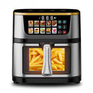 <span class=keywords><strong>Friggitrice</strong></span> <span class=keywords><strong>ad</strong></span> <span class=keywords><strong>Aria</strong></span> Elettrica Digitale Intelligente Commerciale e Industriale 8 Litri 15 Litri <span class=keywords><strong>in</strong></span> Acciaio Inox con Rivestimento - Product Image 1