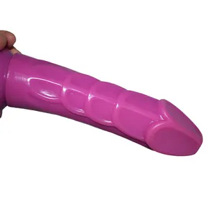 CHGD004 yapay 7.87 inç uzun anal plug lezbiyen handjob seks oyuncak tedarikçisi özel yapay penis erkek kadın masturbators