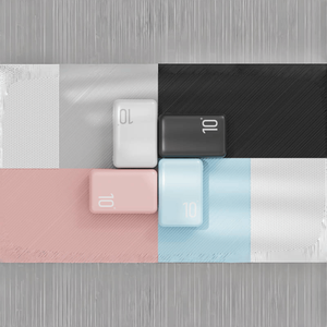 พาวเวอร์แบงค์พกพาขนาด 10000mAh พร้อมระบบชาร์จเร็ว 20W สีดำ/ขาว ได้รับการรับรองมาตรฐาน CE/FCC ช่องเสียบ Type-C  รับทำโลโก้ตามสั่ง - Product Image 5
