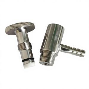 Proben hahn ventil SS316L Sanitär-Edelstahl 1/2 "Probenahme ventil mit Gewinde - Product Image 1