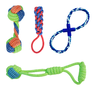 Juguetes para Perros Pacific Pups, Juguetes Resistentes para Masticar, Juguetes de Algodón para Cachorros, para Perros con Mordida Agresiva - Product Image 1