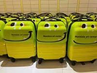 Maleta Infantil con Diseño de Tigre de Dibujos Animados, Precio al por Mayor, Maleta Rígida con Ruedas Giratorias