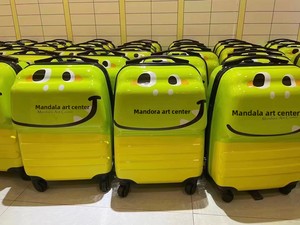 Maleta Infantil con Diseño <span class=keywords><strong>de</strong></span> Tigre <span class=keywords><strong>de</strong></span> Dibujos Animados, Precio al por Mayor, Maleta Rígida con Ruedas Giratorias - Product Image 3