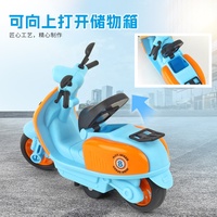 Modèle de moto à inertie rétro pour enfants, jouet éducatif de simulation de moto à deux roues, vente en gros