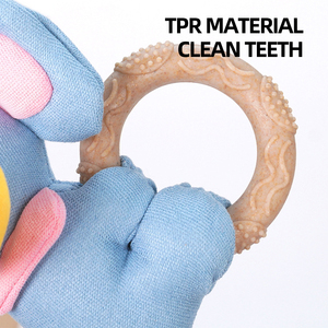 Manufacturer Wholesale <strong>Rabbit</strong> Fox Elephant Lion Squeaky TPR Chew <strong>Pet</strong> <strong>Toys</strong> - Product Image 5