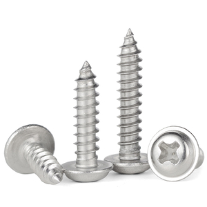 J&Gong 304 Stainless Steel Self Tapping <b>Screw</b> With Washer Phillips Pan Head M2 <b>M3</b> M4 M5 - Product Image 2