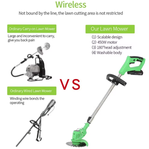 High Quality Lithium Battery Powered Foldable Mowers <b>Garden</b> Handheld Lawn Mower ST-21-1 Battery-powered <b>String</b> Trimmer Cordless - Product Image 3