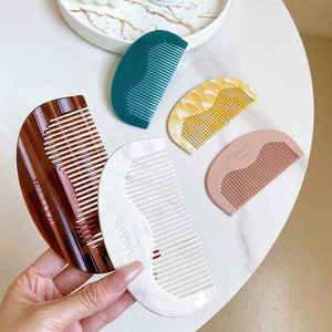 Zonyin Nuovo Design Set <span class=keywords><strong>Specchio</strong></span> e Pettine da Viaggio in Acetato con Logo Inciso, <span class=keywords><strong>Specchio</strong></span> Tascabile Retrò di Alta Gamma per Promozioni - Product Image 5