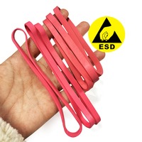 Bande de caoutchouc antistatique/conductrice ALLESD ESD pour l'emballage, plusieurs tailles/couleurs