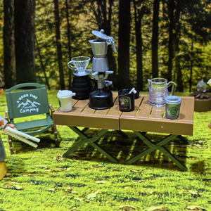 Juguete Coleccionable para Niños, Pequeña Casa de Juegos DIY, Accesorios para Escenas de Camping con Carrito, Regalo Sorpresa para Muñecas - Product Image 5