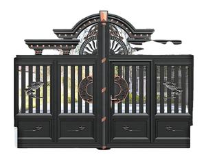 Portes principales pliantes Bifold Driveway Gate Designs Maison de haute qualité motorisée en métal automatique en aluminium moderne pour la maison Villa - Product Image 1