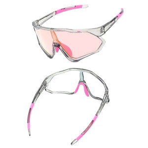Lunettes de cyclisme avec monture TR90, verres en polycarbonate, protection UV, anti-vent et anti-sable, verres sphériques à monture complète pour hommes - Product Image 4